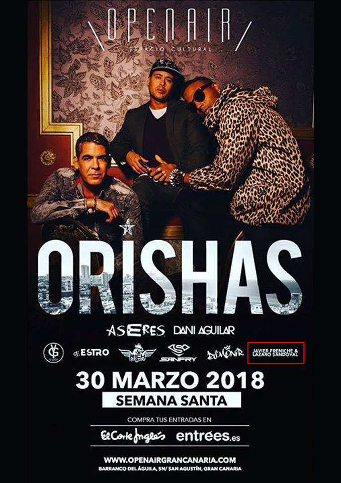 Concierto junto a Los Orishas